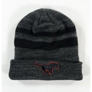 New Era Mustang Pony Logo Knit Beanie Hat Classic Car Motorsport Team Adult OS